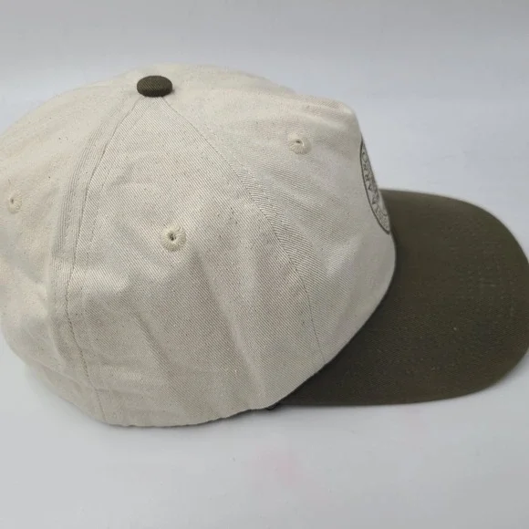Devereux Golf Hat Snapback Beige Green Augusta Arborist Golf Society Logo Men - Picture 7 of 14